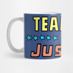 Team-Up 4 Justice Black Outline Mug